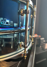 Load image into Gallery viewer, TW custom Drum "Steel" Blue Rainbow PVD