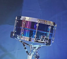 Load and play video in Gallery viewer, TW custom Drum &quot;Steel&quot; Blue Rainbow PVD

