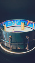 Load and play video in Gallery viewer, TW custom Drum &quot;Steel&quot; Blue Rainbow PVD
