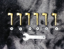 Load image into Gallery viewer, Bridge Pin Bolts, 6 Pack Brass
